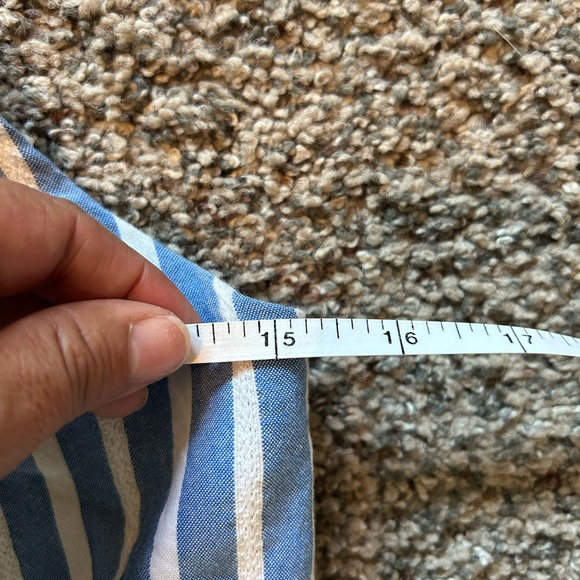 Costal Vibes Old Navy Blue and White Striped Spaghetti‑Strap Mini Dress - Picture 4 of 7